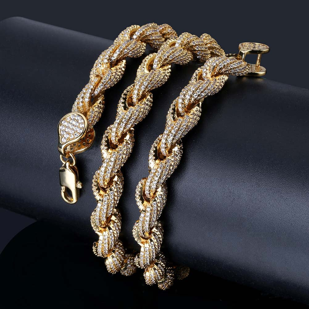 Twist Rope Chain in 14K Yellow Gold