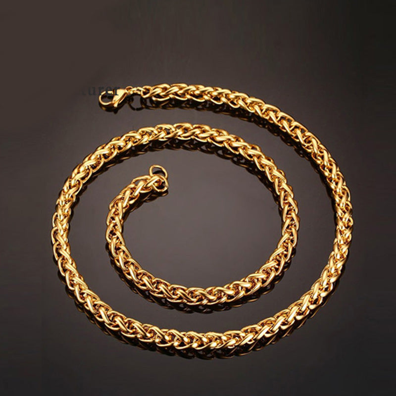 14k Gold Flowerbasket Chain