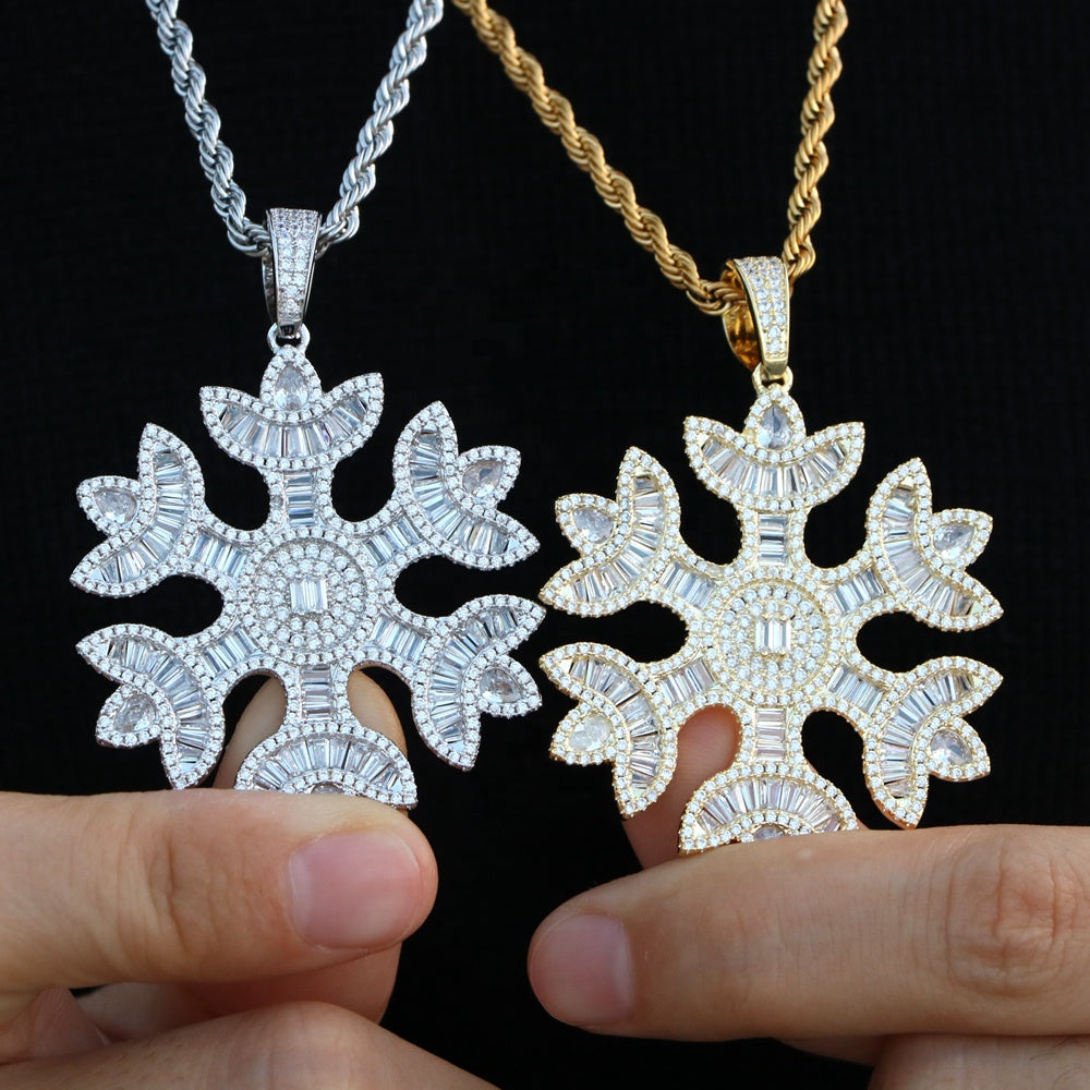  Diamond Snowflake Pendants