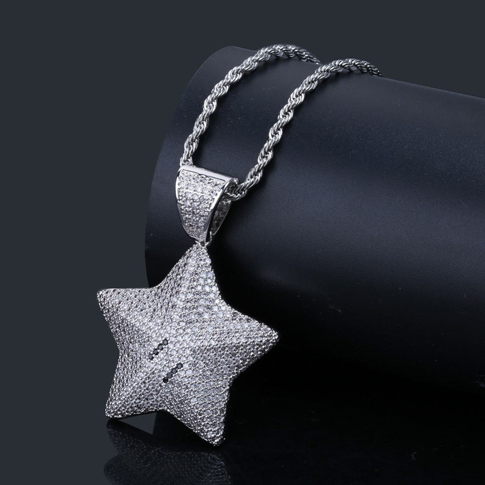 Iced Out Star Pendant